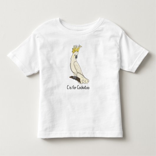 CはCockatoo用 トドラーTシャツ (正面)