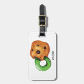 CはCookie Alphabet Letter Chocolate Chip用 ラゲッジタグ (正面縦)