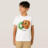 CはCookie Alphabet Letter Chocolate Chip用 Tシャツ (正面フル)