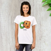 CはCookie Alphabet Letter Chocolate Chip用 Tシャツ