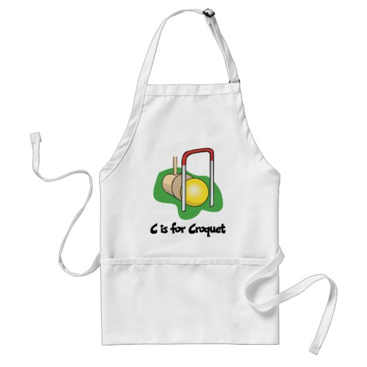 CはCroquetのためです スタンダードエプロン (正面)
