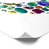 Cイニシャルジェムデザイン ポスター (角)