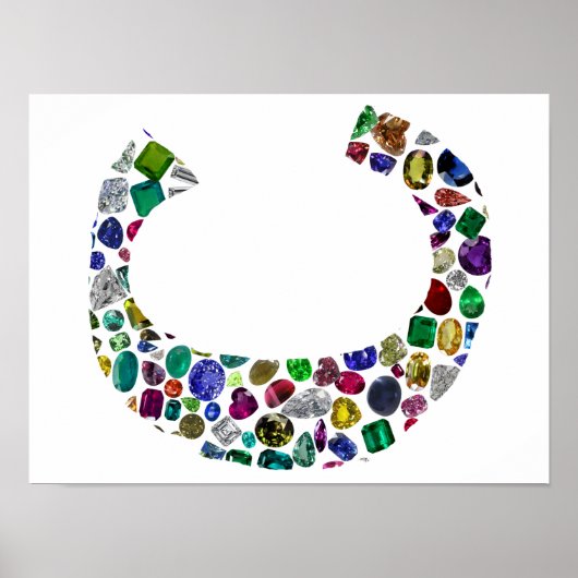 Cイニシャルジェムデザイン ポスター (正面)