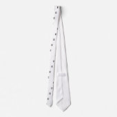 Cクレフ、 音符記号ネクタイ ネクタイ (裏面)