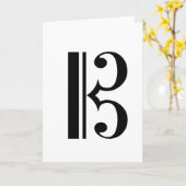 Cクレフ、音符記号空白のなNotecard カード (黄色い花)