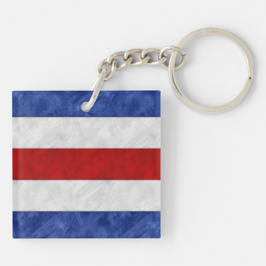 Cチャーリー水航海の色シグナル海上国旗 キーホルダー (裏面)