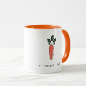 cニンジン/k/マグ マグカップ (正面右)