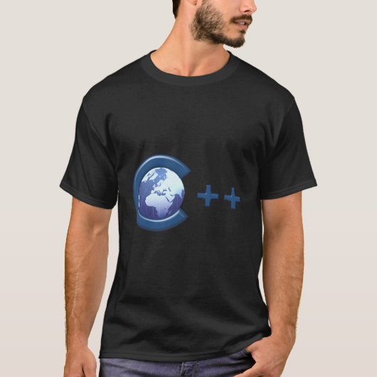 Cプログラマコンピュータ開発者 Tシャツ (正面)