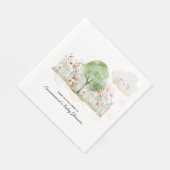 Cベビー男女兼用シャワー | 紙ナプキン スタンダードランチョンナプキン (角)