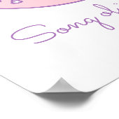 Cモノグラムアートカロライナの女の子の名前の意味ポスター ポスター (角)