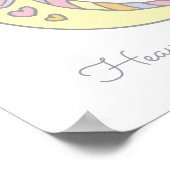 Cモノグラムアートセリアの女の子の名前の意味ポスター ポスター (角)