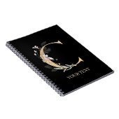 Cモノグラムフローラパーソナライズされたノート ノートブック (右側)