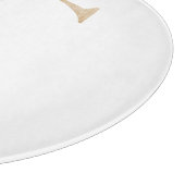 Cモノグラムフローラパーソナライズされた カッティングボード (角)