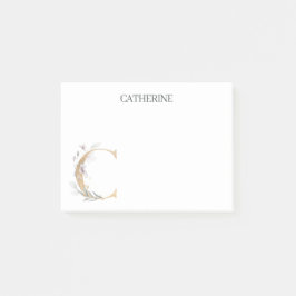 Cモノグラムフローラパーソナライズされた ポストイット