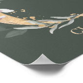 Cモノグラムフローラポスパーソナライズされたター ポスター (角)