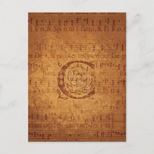 Cモノグラム ポストカード (正面)