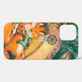 c上の穴パパ狐の水彩イラストレーション Case-Mate iPhoneケース (裏面 (横))
