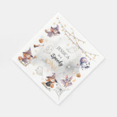 C不気味付きハロウィーン誕生日パーティナプキンス スタンダードランチョンナプキン (角)