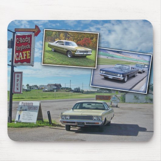 C体のカフェ マウスパッド (正面)