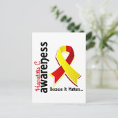 C型肝炎認識度5 ポストカード (スタンド正面)