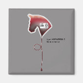 C型肝炎 マグネット (正面)