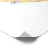 C文字パーソナライズされた名モノグラム馬 ポスター (角)