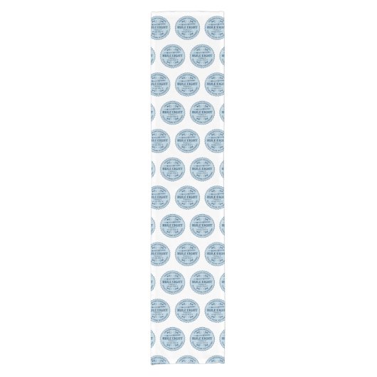 C規則の後を除いてEの前におもしろい ショートテーブルランナー (正面)