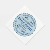 C規則の後を除いてEの前におもしろい スタンダードランチョンナプキン (角)