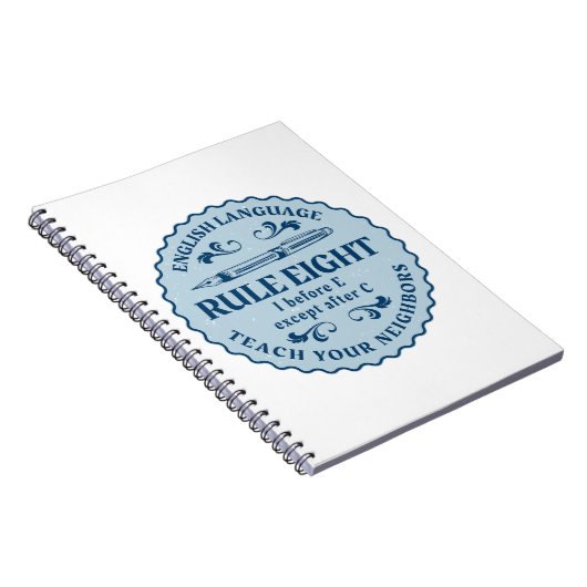 C規則の後を除いてEの前におもしろい ノートブック (右側)