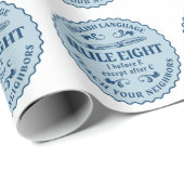 C規則の後を除いてEの前におもしろい ラッピングペーパー (ロールコーナー)