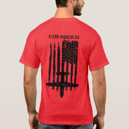 C130ヘラクレス航空機退役軍人シャツ Tシャツ