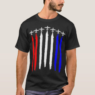 C130ヘラクレス銃撃機軍隊航空機赤白 Tシャツ