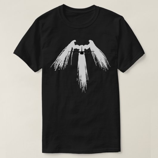 C130ヘラクレス・フレア・エンジェル Tシャツ (デザイン正面)