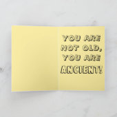 c14おもしろいデートすることハッピーバースデー カード (内部)