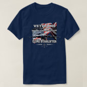 C141スターリフター軍隊航空輸送サービス Tシャツ (デザイン正面)