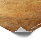 C18th Scotland and Sassenachs Map Art Poster ポスター (角)