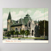 c1910 Public Library, Pasadena, CA ポスター (正面)