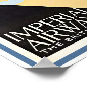 c1930s TRAVEL POSTER IMPERIAL AIRWAYS ポスター (角)