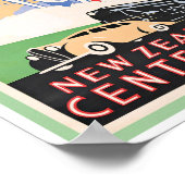 c1940 TRAVEL POSTER NEW ZEALAND ポスター (角)