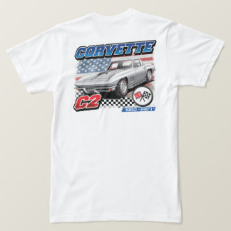 C2コルベット – 両面男子Tシャツ Tシャツ