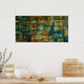 c209抽象デザイン ポスター (キッチン)