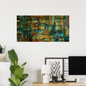 c209抽象デザイン ポスター (ホームオフィス)