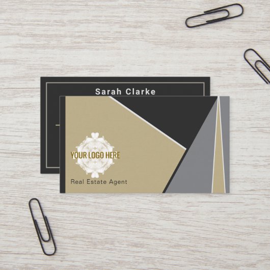 C21カラー抽象芸術名刺 名刺 (正面/裏面インサイチュ)