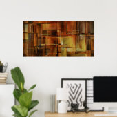 c218抽象デザイン ポスター (ホームオフィス)