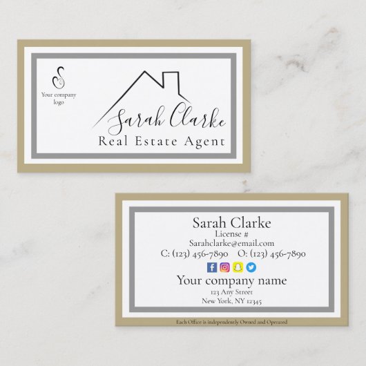 C21 Black Rooftop名刺 名刺 (正面/裏面)