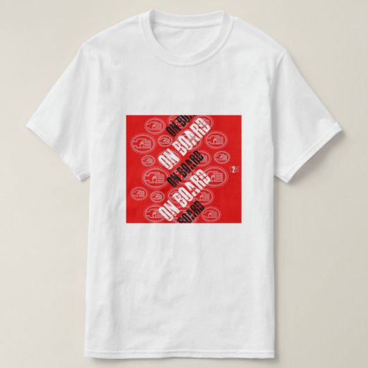 C2B：オンボードレッド基本Tシャツ Tシャツ (デザイン正面)