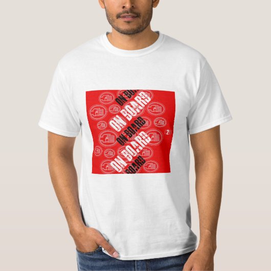 C2B：オンボードレッド基本Tシャツ Tシャツ (正面)