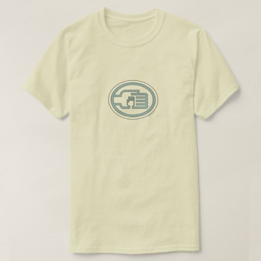 C2B: 2TアウトラインBlu基本Tシャツ Tシャツ (デザイン正面)