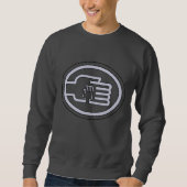 C2B: Sweatshirt dk-gray logo-outline スウェットシャツ (正面)