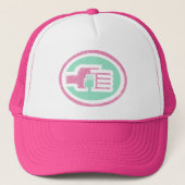 C2B: TRKH PINK-GRN Hat キャップ (正面)